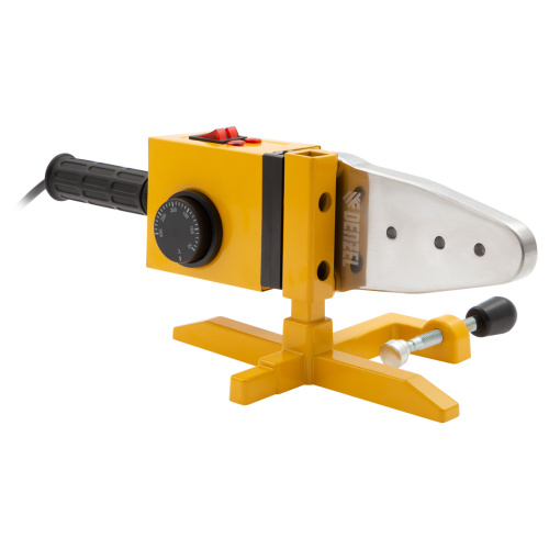 Аппарат для сварки пластиковых труб DWP-1500, 1500 Вт, 260-300 град, комплект насадок, 20-63 мм Denzel по ценам производителя в Воронеже с доставкой по всей России