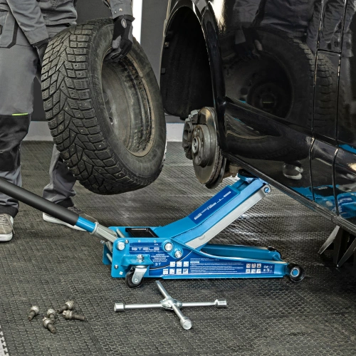 Домкрат гидравлический подкатной, быстрый подъем, 3т Low Profile Quick, 75-515 мм, профессиональный Stels по ценам производителя в Воронеже с доставкой по всей России