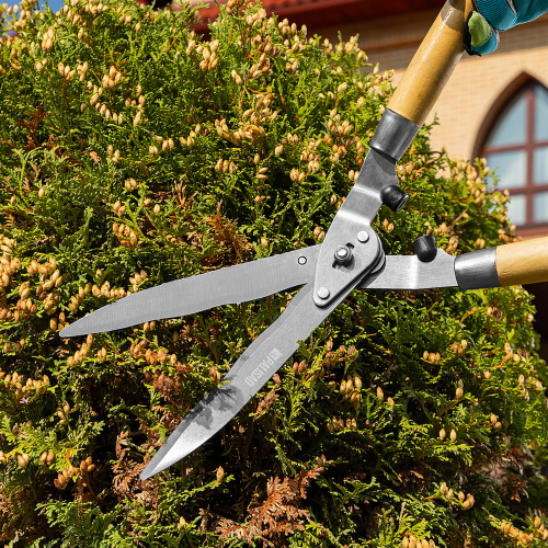 Кусторез, 520 мм, волнистые лезвия, деревянные рукоятки, Palisad по ценам производителя в Воронеже с доставкой по всей России