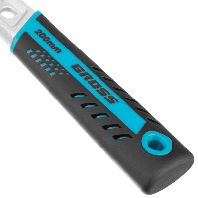 Ключ разводной, 200 мм, CrV, двухкомпонентная ручка Gross по ценам производителя в Воронеже с доставкой по всей России