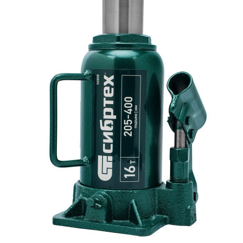 Домкрат гидравлический бутылочный, 16 т, 205-400 мм Сибртех по ценам производителя в Воронеже с доставкой по всей России