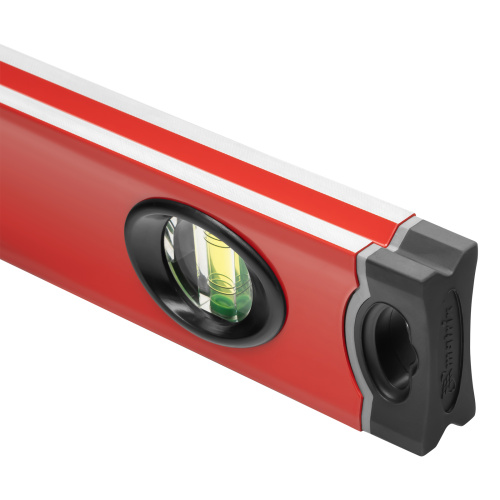 Уровень алюминиевый, 800 мм, 3 глазка, ударопрочные заглушки, двухкомпонентные ручки Matrix ProFI по ценам производителя в Воронеже с доставкой по всей России