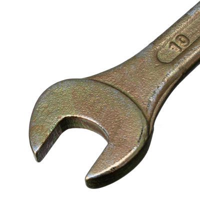 Ключ рожковый, 8 х 10 мм, желтый цинк Сибртех по ценам производителя в Воронеже с доставкой по всей России