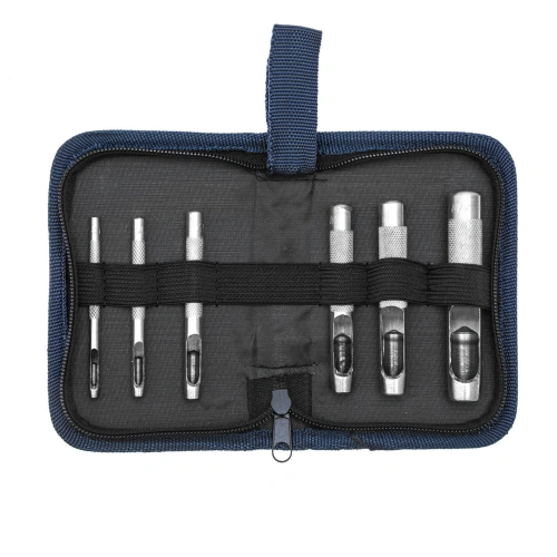 Набор пробойников для кожи 3 4 6 8 10 12.5 мм, 6 шт, чехол Сибртех по ценам производителя в Воронеже с доставкой по всей России