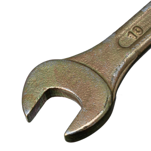 Ключ рожковый, 8 х 10 мм, желтый цинк Сибртех по ценам производителя в Воронеже с доставкой по всей России