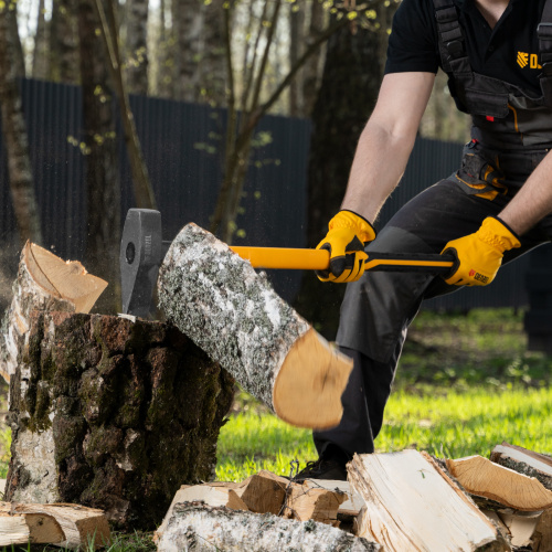 Колун-кувалда 3000 г, кованая, фибергласовая  рукоятка c TPR покрытием, 880 мм Denzel по ценам производителя в Воронеже с доставкой по всей России