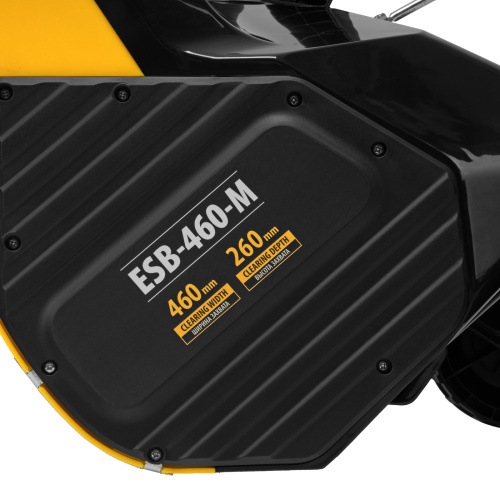 Электрическая снегоуборочная машина ESB-460-M, 1.8 кВт, металлический шнек, LED фара Denzel по ценам производителя в Воронеже с доставкой по всей России