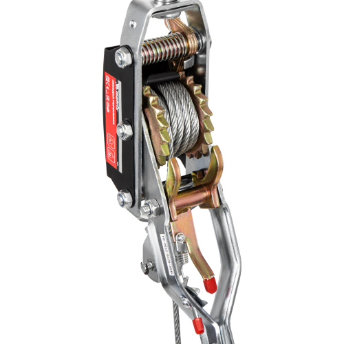 Лебедка рычажная, тяга 4 т, подъем 1.6 т, двойное храповое колесо Matrix по ценам производителя в Воронеже с доставкой по всей России