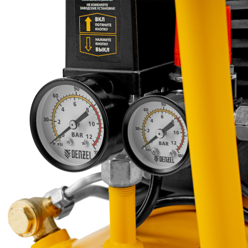 Компрессор воздушный DLC1300/24 безмасляный 1.3 кВт, 24 литра, 206 л/мин Denzel по ценам производителя в Воронеже с доставкой по всей России