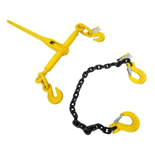 Стяжка цепная строп 1СЦ 22,8т талреп 16мм 3м цепь крепежная крюк-крюк комплект с храповиком для крепления груза с двумя крюками по ценам производителя в Воронеже с доставкой по всей России