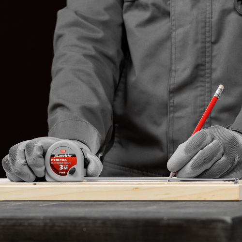 Рулетка Fine,3 м х 16 мм,пластиковый корпус Matrix по ценам производителя в Воронеже с доставкой по всей России