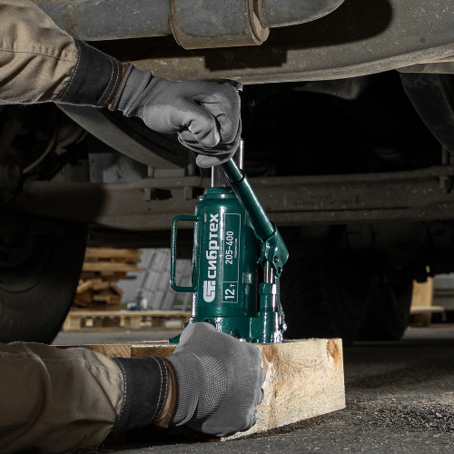 Домкрат гидравлический бутылочный, 12 т, 205-400 мм Сибртех по ценам производителя в Воронеже с доставкой по всей России