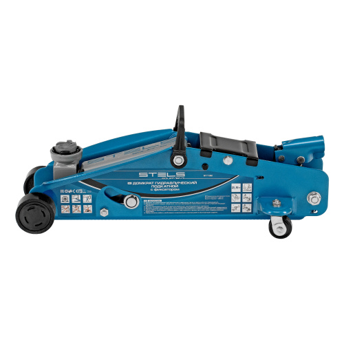 Домкрат гидравлический подкатной с фиксатором, 2.5 т, Safety Pin, 140-385 мм, в кейсе Stels по ценам производителя в Воронеже с доставкой по всей России