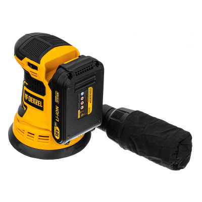 Машина шлифовальная эксцентриковая аккумуляторная COS-125, 18В Li-Ion Denzel по ценам производителя в Воронеже с доставкой по всей России