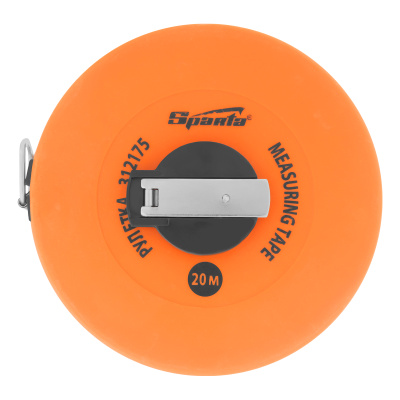 Рулетка геодезическая, 20 м х 12,5 мм, лента ПВХ, закрытый круглый корпус Sparta по ценам производителя в Воронеже с доставкой по всей России