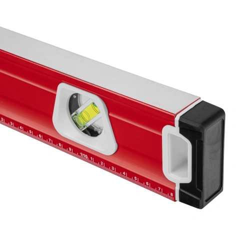 Уровень алюминиевый, магнит, фрезерованный, 3 глазка (1 зеркальный) двухкомпонентные рукоятки, 1200 мм Matrix по ценам производителя в Воронеже с доставкой по всей России