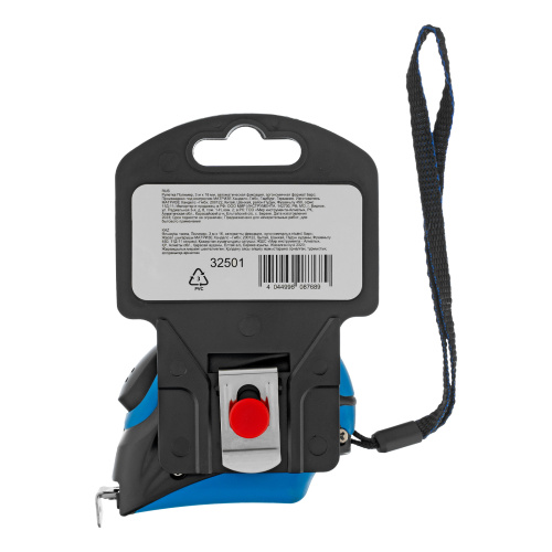 Рулетка Полимер,3 м х 16 мм,автоматическая фиксация,эргономичная форма Барс по ценам производителя в Воронеже с доставкой по всей России