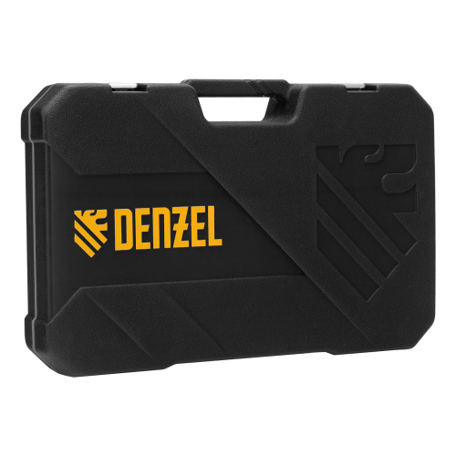 Набор инструментов, 1/2", 1/4", CrV, S2, пластиковый кейс, 100 предметов Denzel по ценам производителя в Воронеже с доставкой по всей России