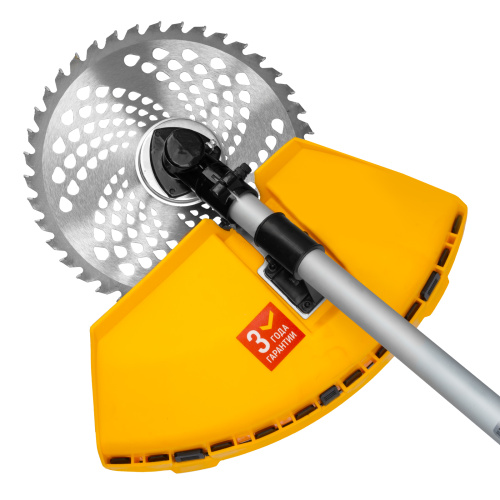 Триммер бензиновый DT-43E, 43 см3, неразъемная штанга, электростартер, состоит из 2 частей Denzel по ценам производителя в Воронеже с доставкой по всей России