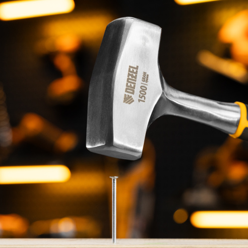 Кувалда 1,5 кг, цельнометаллическая, двухкомпонентная рукоятка Denzel по ценам производителя в Воронеже с доставкой по всей России