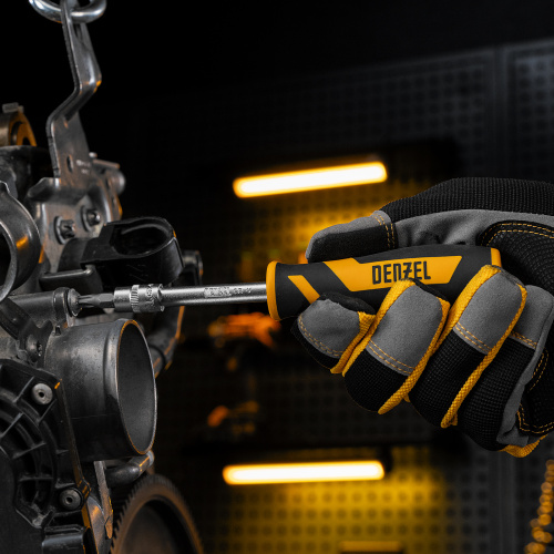 Набор инструментов, 1/2", 1/4", CrV, S2, пластиковый кейс, 94 предмета Denzel по ценам производителя в Воронеже с доставкой по всей России