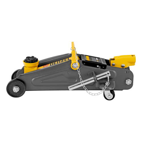 Домкрат гидравлический подкатной с фиксатором, 2 т, 130-330 мм, в кейсе Denzel по ценам производителя в Воронеже с доставкой по всей России