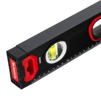 Уровень алюминиевый, усиленный, фрезерованный, 3 глазка, двухкомпонентные рукоятки, 800 мм Matrix по ценам производителя в Воронеже с доставкой по всей России