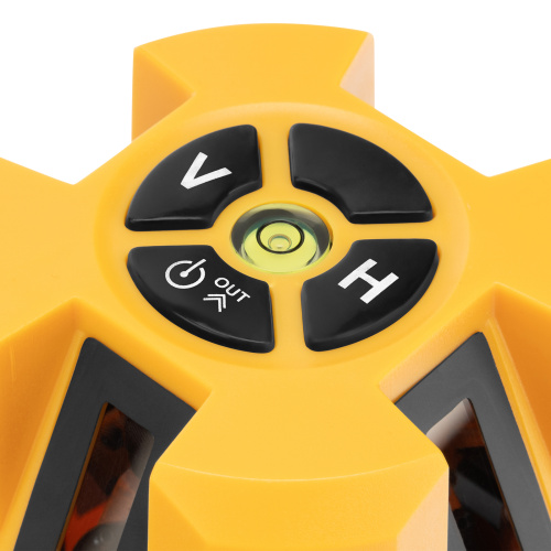 Лазерный уровень LX3, 10 м, ± 0,3 мм/1 м, 635 нм, 4 вертикальных, 1 горизонтальная плоскости, резьба 5/8" Denzel по ценам производителя в Воронеже с доставкой по всей России