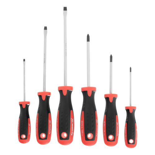 Набор отверток, сталь S2, двухкомпонентные рукоятки, 6 шт Matrix Professional по ценам производителя в Воронеже с доставкой по всей России