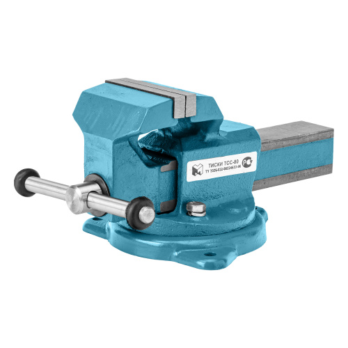 Тиски слесарные, 80 мм, поворотные (Глазов) по ценам производителя в Воронеже с доставкой по всей России