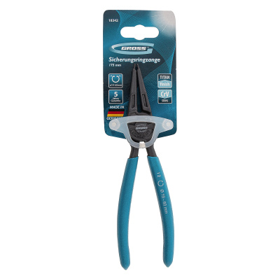 Съемник, 175 мм, для внутренних стопорных колец (19-60 мм) прямые губки (сжим) Gross по ценам производителя в Воронеже с доставкой по всей России