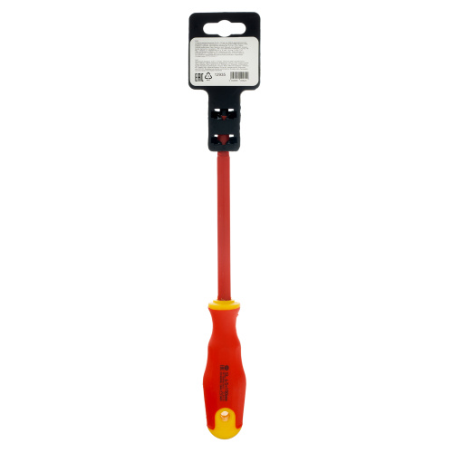 Отвертка диэлектрическая SL6.5 х 150 мм, CrV, до 1000 В, двухкомпонентная рукоятка Сибртех по ценам производителя в Воронеже с доставкой по всей России