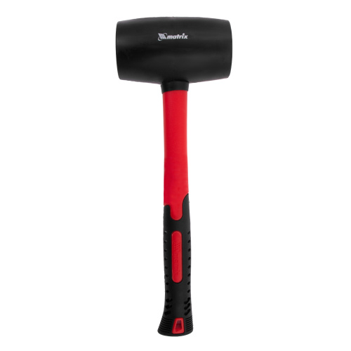 Киянка резиновая, 910 г, черная резина, фибергласовая рукоятка Matrix по ценам производителя в Воронеже с доставкой по всей России