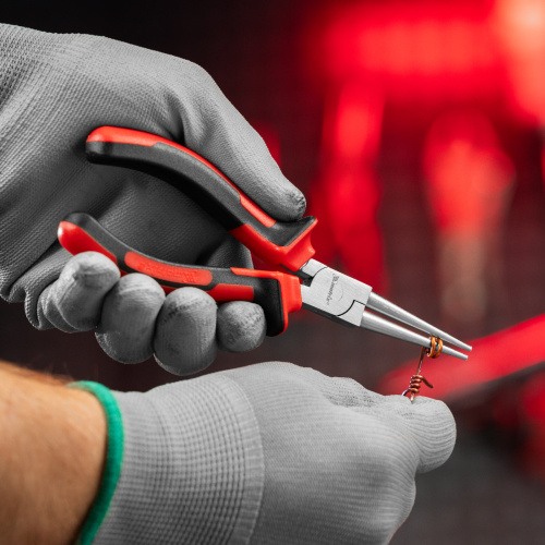 Круглогубцы Nickel, 160 мм, никелированные, двухкомпонентные рукоятки Matrix по ценам производителя в Воронеже с доставкой по всей России