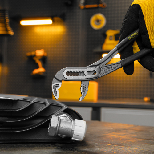 Клещи переставные, обливные рукоятки, 240 мм Denzel по ценам производителя в Воронеже с доставкой по всей России