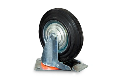 Колесо поворотное резина SCb 80 200 мм с тормозом (Y) по ценам производителя в Воронеже с доставкой по всей России