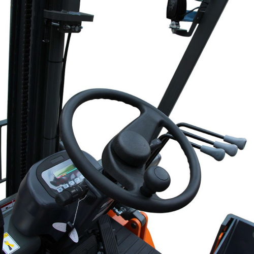 Электрический вилочный погрузчик CPD25-HА2 с тремя линиями гидравлики по ценам производителя в Воронеже с доставкой по всей России