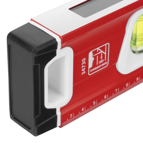 Уровень алюминиевый, магнит, фрезерованный, 3 глазка (1 зеркальный) 400 мм Matrix по ценам производителя в Воронеже с доставкой по всей России