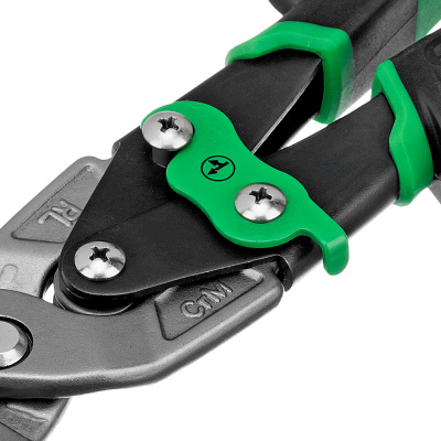 Ножницы по металлу "Piranha", 270 мм, прямой и правый проходной рез, сталь СrMo, двухкомпонентные рукоятки Gross по ценам производителя в Воронеже с доставкой по всей России