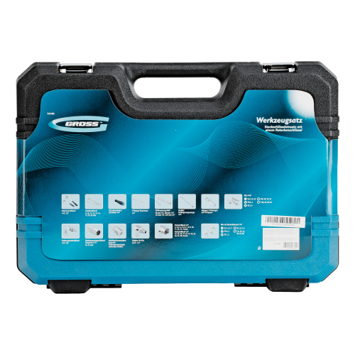 Набор инструментов, 1/4", 1/2", CrV, 120 зубьев, 82 предмета Gross по ценам производителя в Воронеже с доставкой по всей России