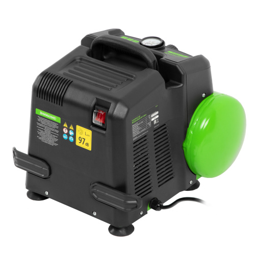 Компрессор воздушный безмаслянный BL 1100/6 1100Вт, ресивер 6 литров, 180 л/мин Сибртех по ценам производителя в Воронеже с доставкой по всей России