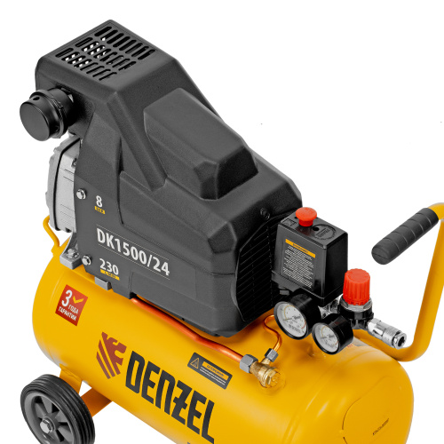 Компрессор воздушный DK1500/24, Х-PRO 1.5 кВт, 230 л/мин, 24 л Denzel по ценам производителя в Воронеже с доставкой по всей России