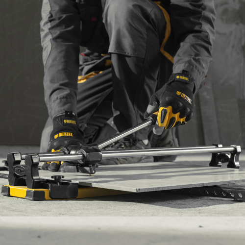 Плиткорез 600х14мм, цельнометал. напр., каретка на подш., стальная станина, рукоятка-пенал Denzel по ценам производителя в Воронеже с доставкой по всей России