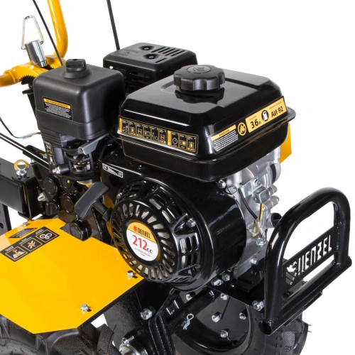 Мотоблок DPT-470, 7 л.с, ременное сцепление, ширина 85 см, глубина 35 см, фрез 3 х 4, ШОМ, передачи 3В/1Н Denzel купить в Москве с доставкой по всей России | ProtosMarket.ru