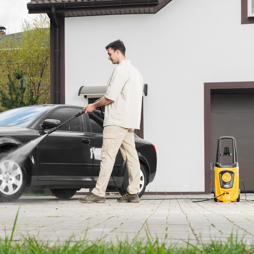 Моечная машина высокого давления R-170, 2000 Вт, 170 бар, 360 л/ч, колесная Denzel по ценам производителя в Воронеже с доставкой по всей России