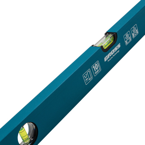 Уровень алюминиевый усиленный, 600 мм, 3 глазка Gross по ценам производителя в Воронеже с доставкой по всей России