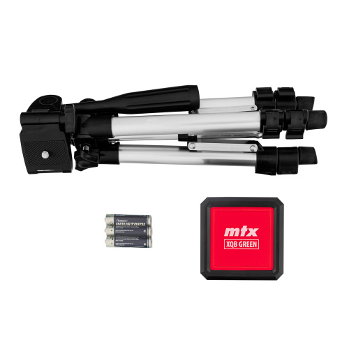 Лазерный уровень XQB GREEN Pro SET, 20 м, зеленый луч, батарейки, штатив MTX по ценам производителя в Воронеже с доставкой по всей России