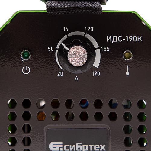Инверторный аппарат дуговой сварки ИДС-190K, 190 А, ПВ 80%, диаметр электрода 1,6-4 мм Сибртех по ценам производителя в Воронеже с доставкой по всей России