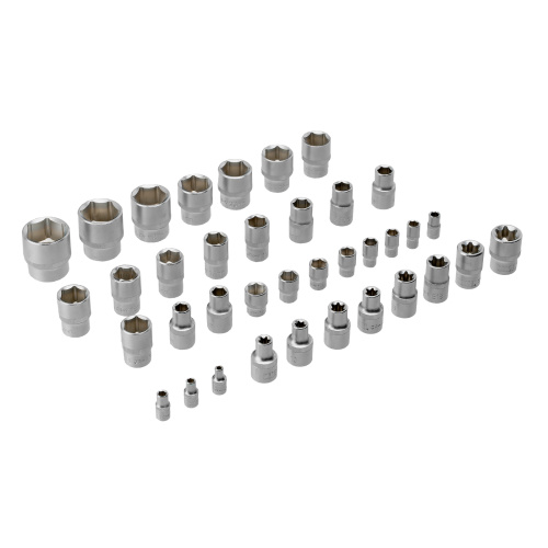 Набор инструментов, 1/2", 1/4", CrV, S2, пластиковый кейс, 122 предмета Denzel по ценам производителя в Воронеже с доставкой по всей России