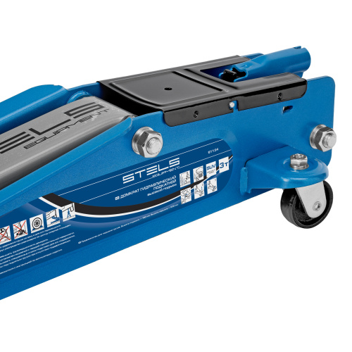 Домкрат гидравлический подкатной, высокий подъем, 3т, SUV, 190-535 мм Stels по ценам производителя в Воронеже с доставкой по всей России